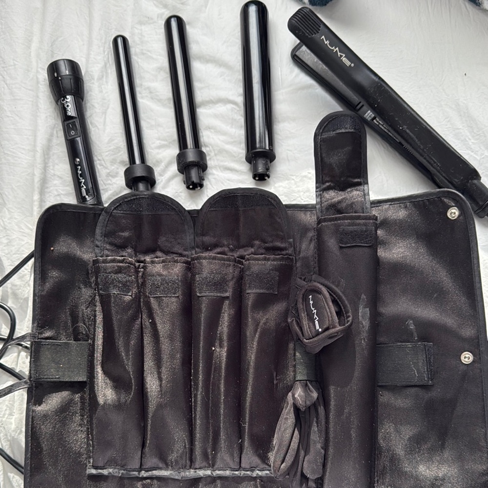 NuMe Black Curling Wand Set